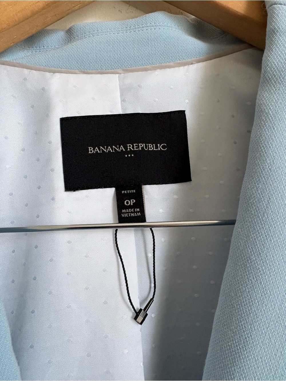 Banana Republic Fresh Blue Single Button Fully Lined Stetch Blazer 0P - Picture 4 of 16